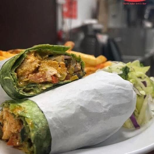 Chicken Tikka Wrap & Lamb Boti Wrap